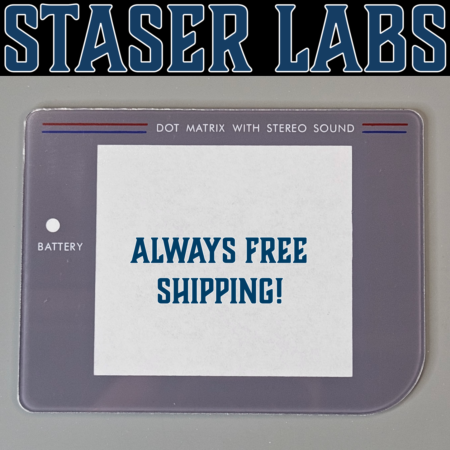 NEW Plastic protective Screen Display Lens for Gameboy Original DMG-01 Console