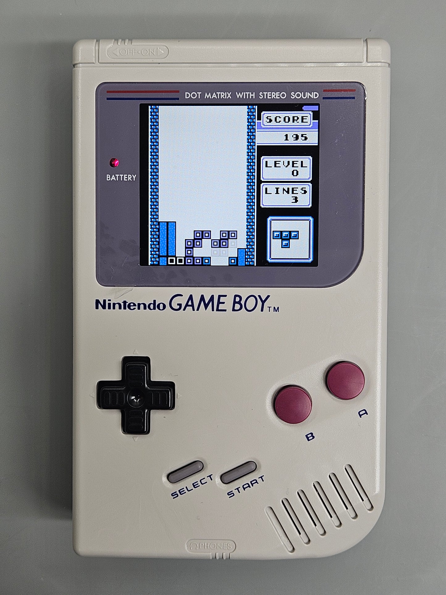 SL-DMG-01-IPS-LIB - OEM Game Boy Internals - IPS Display, 10hr battery, Tetris, & Case!