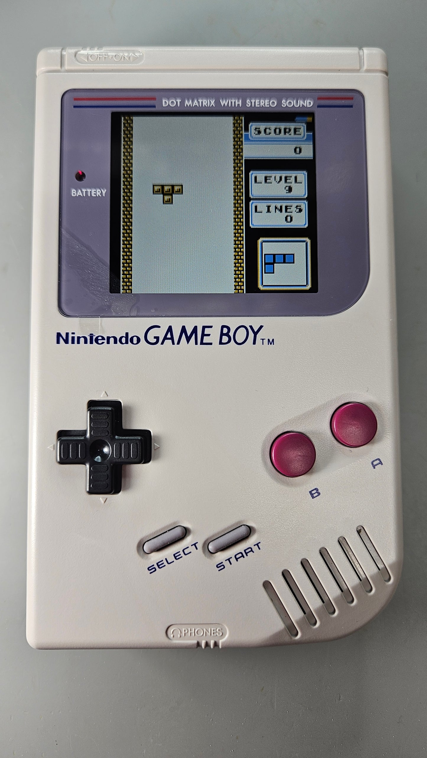 SL-DMG-01-IPS-LIB - OEM Game Boy Internals - IPS Display, 10hr battery, Tetris, & Case!