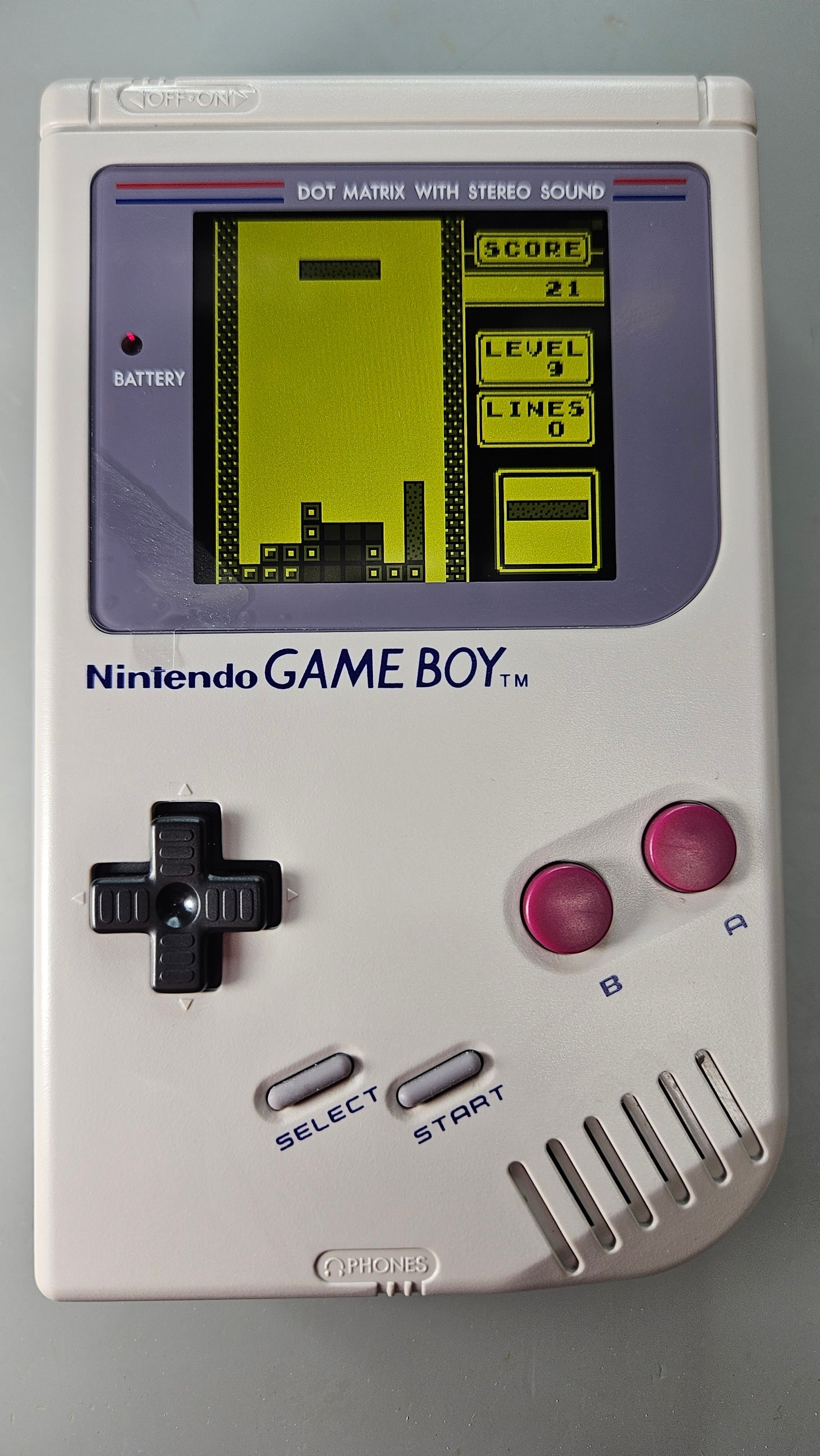 SL-DMG-01-IPS-LIB - OEM Game Boy Internals - IPS Display, 10hr battery, Tetris, & Case!