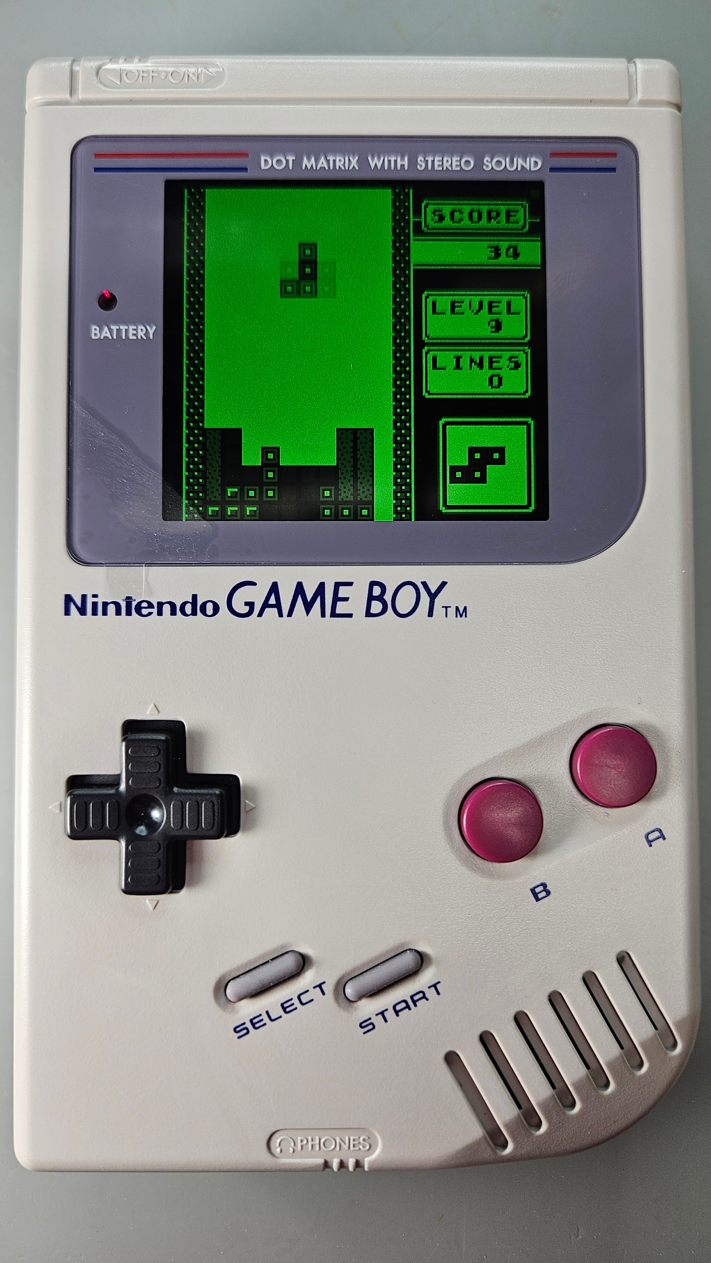 SL-DMG-01-IPS-LIB - OEM Game Boy Internals - IPS Display, 10hr battery, Tetris, & Case!