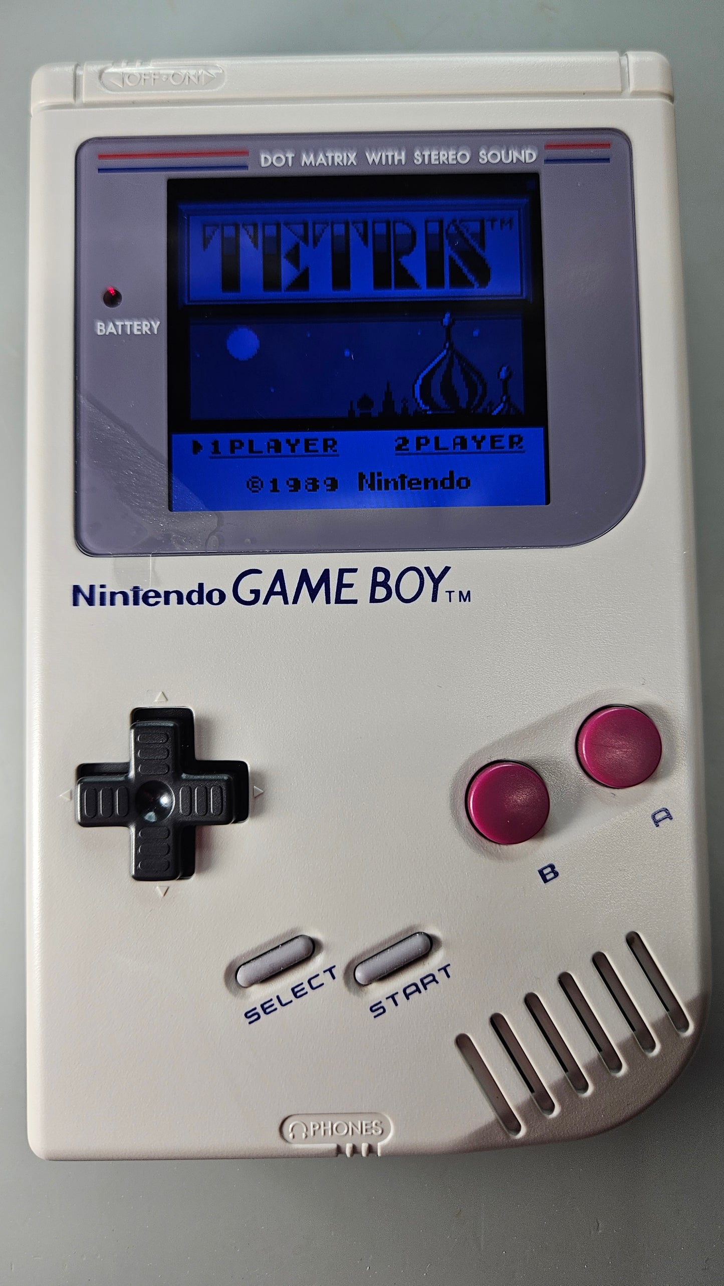 SL-DMG-01-IPS-LIB - OEM Game Boy Internals - IPS Display, 10hr battery, Tetris, & Case!