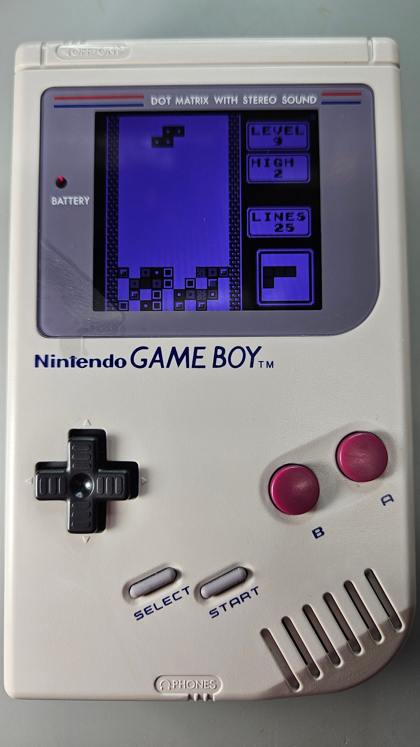 SL-DMG-01-IPS-LIB - OEM Game Boy Internals - IPS Display, 10hr battery, Tetris, & Case!