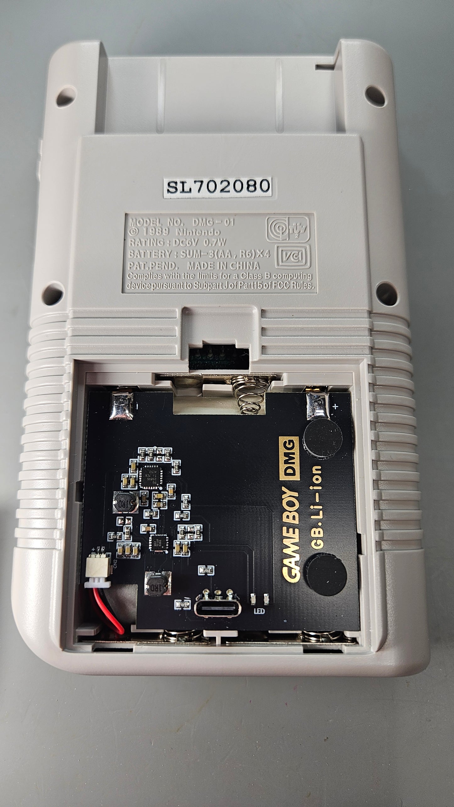 SL-DMG-01-IPS-LIB - OEM Game Boy Internals - IPS Display, 10hr battery, Tetris, & Case!
