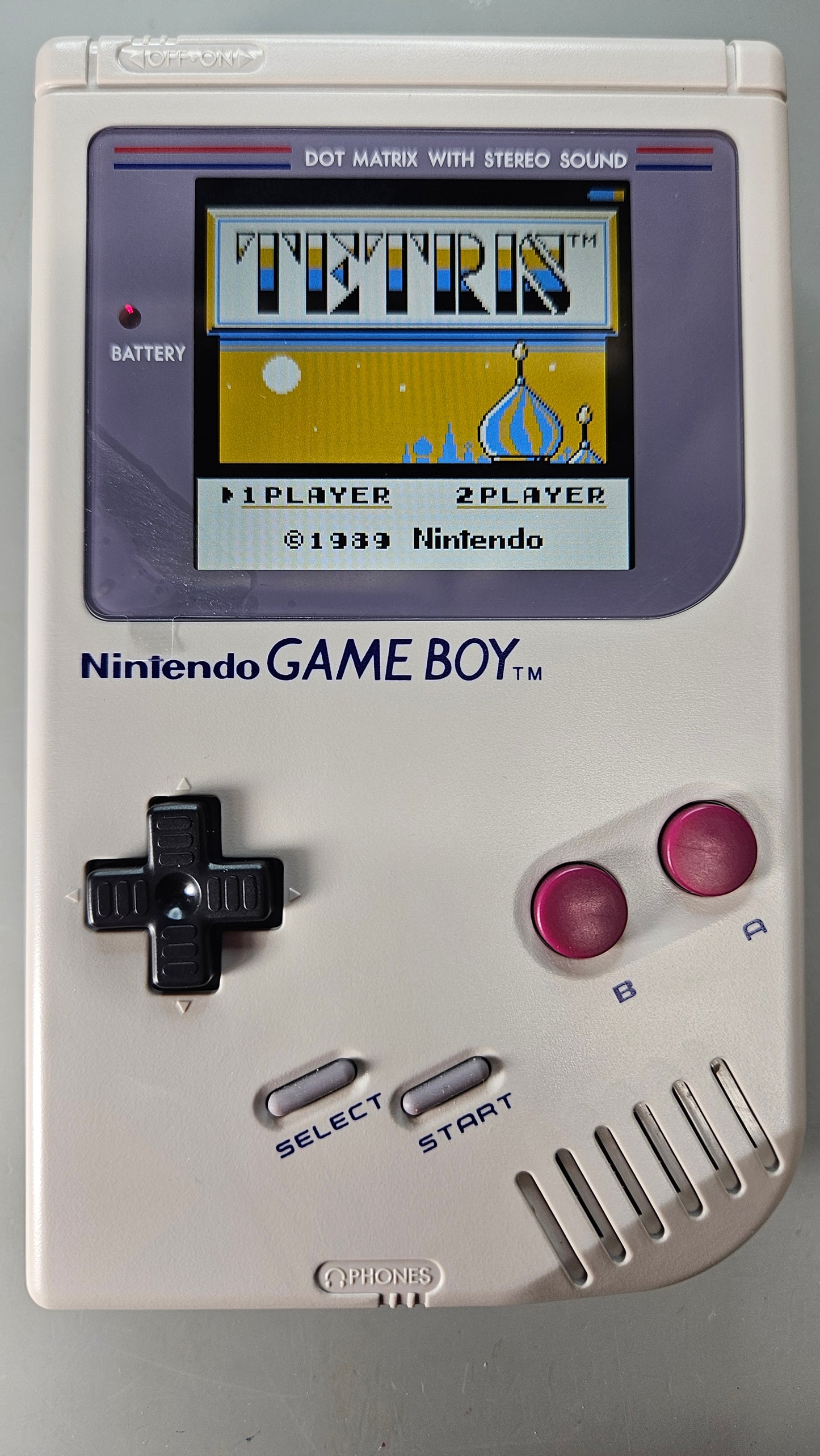 SL-DMG-01-IPS-LIB - OEM Game Boy Internals - IPS Display, 10hr battery, Tetris, & Case!