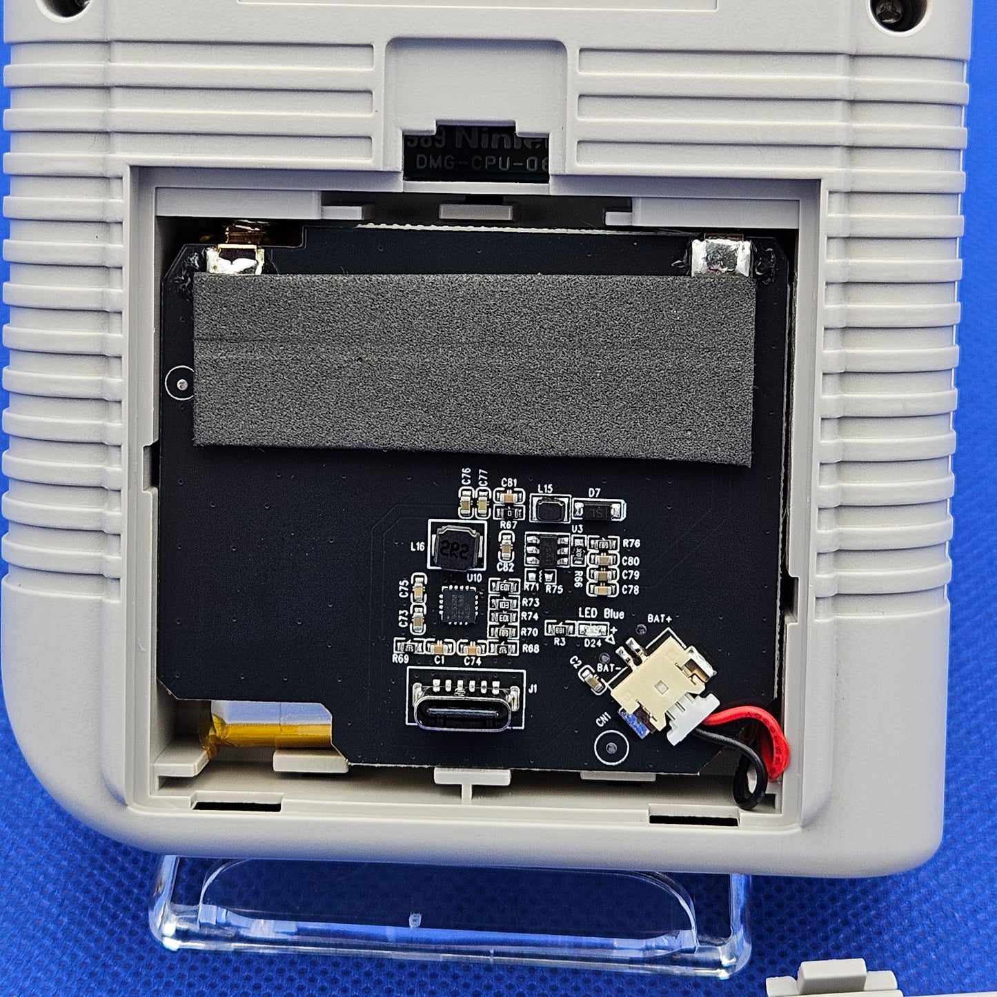 Nintendo Game Boy DMG-01 Hispeedido V5 IPS Backlit Screen Mod 3000mAh Battery