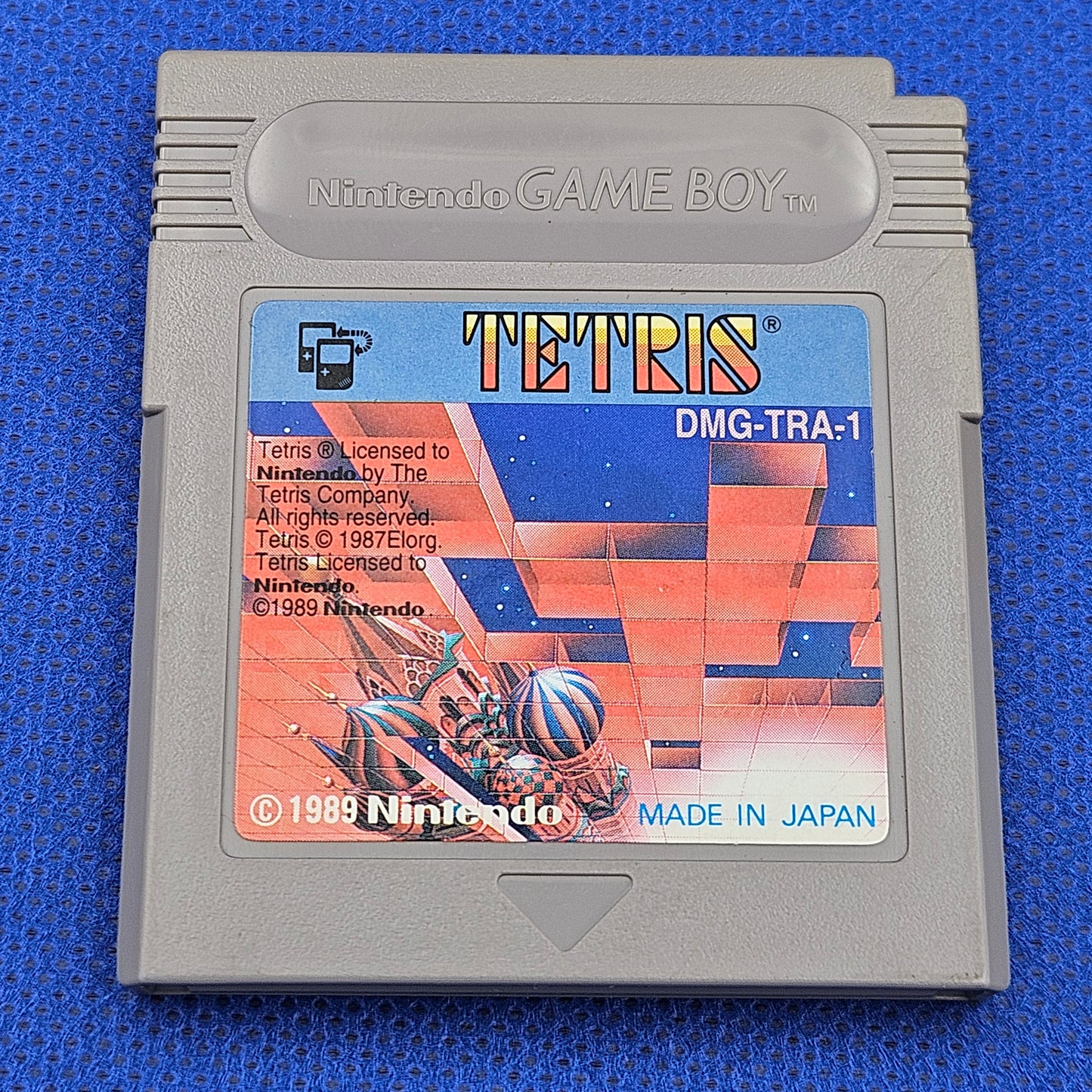 OEM Nintendo Game Boy DMG-01 Original Red/Black Japanese Import with Tetris!