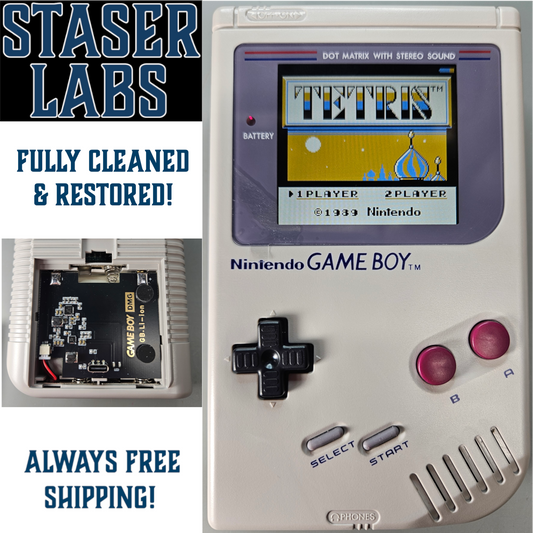 SL-DMG-01-IPS-LIB - OEM Game Boy Internals - IPS Display, 10hr battery, Tetris, & Case!
