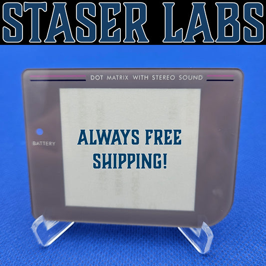 Nintendo Game Boy DMG-01 Gray Glass Screen Lens Replacement Display Part New!